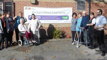 Newcastle care home celebrates success in CQC report